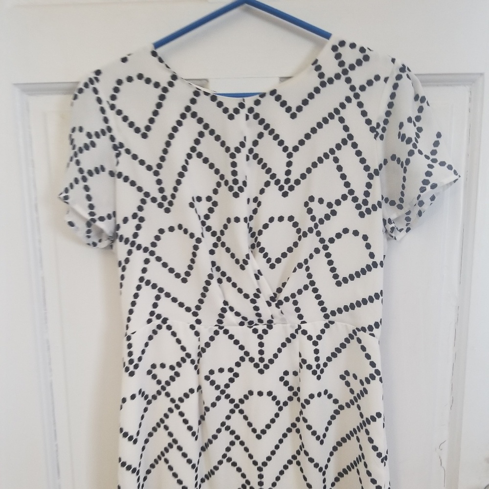 Black and white dress